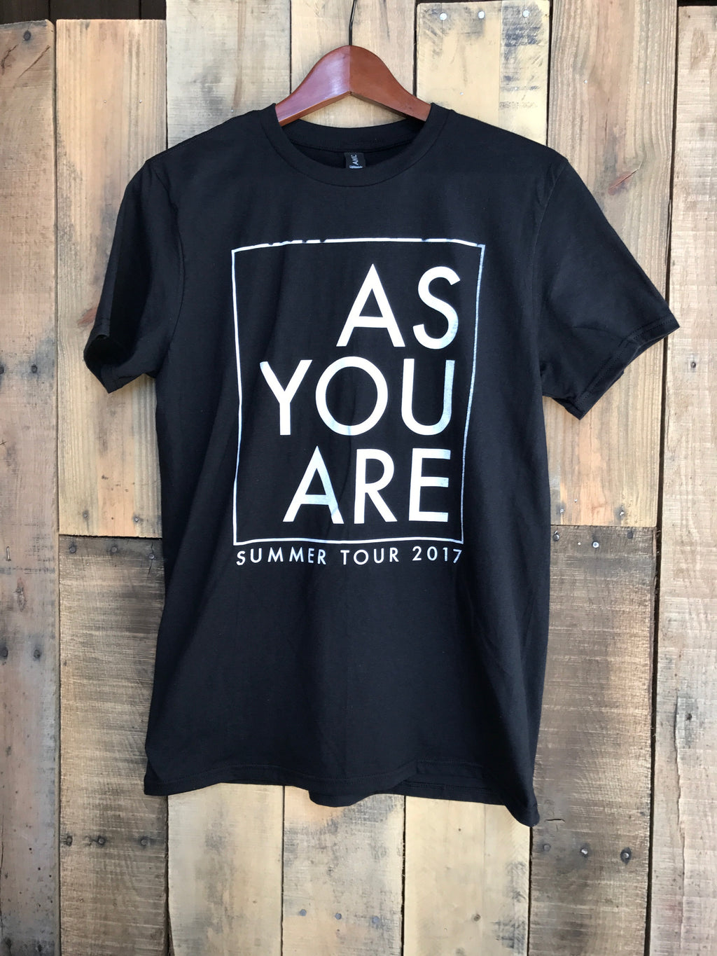 As You Are Black Tour Shirt